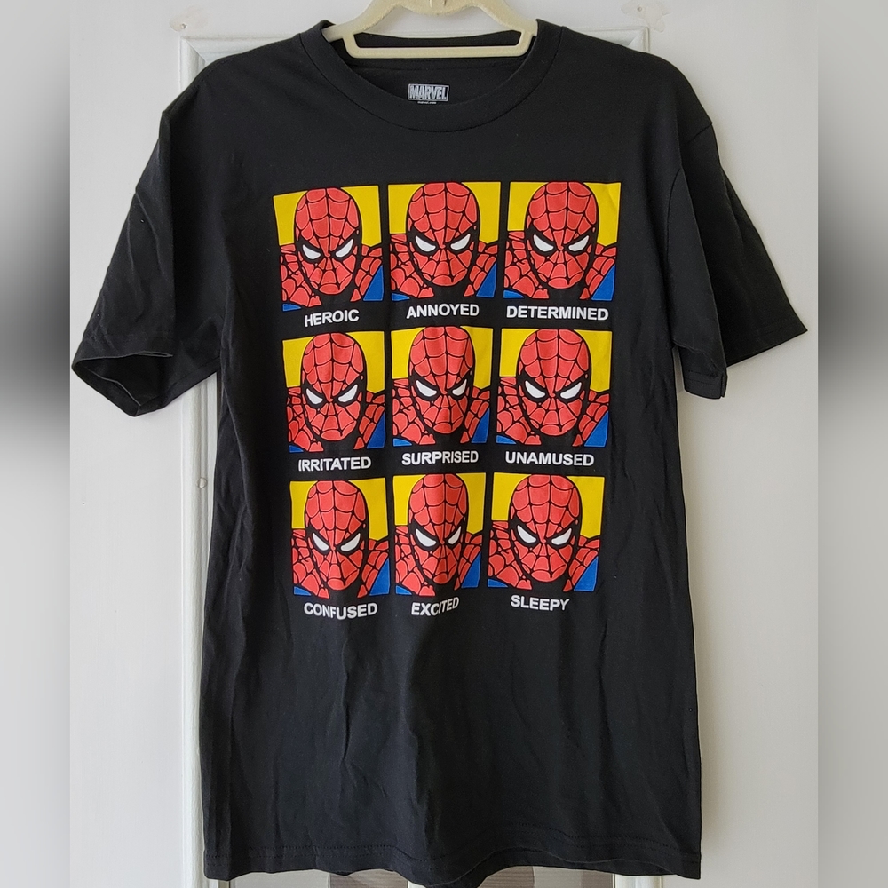 Small Marvel Spider-Man black Tshirt